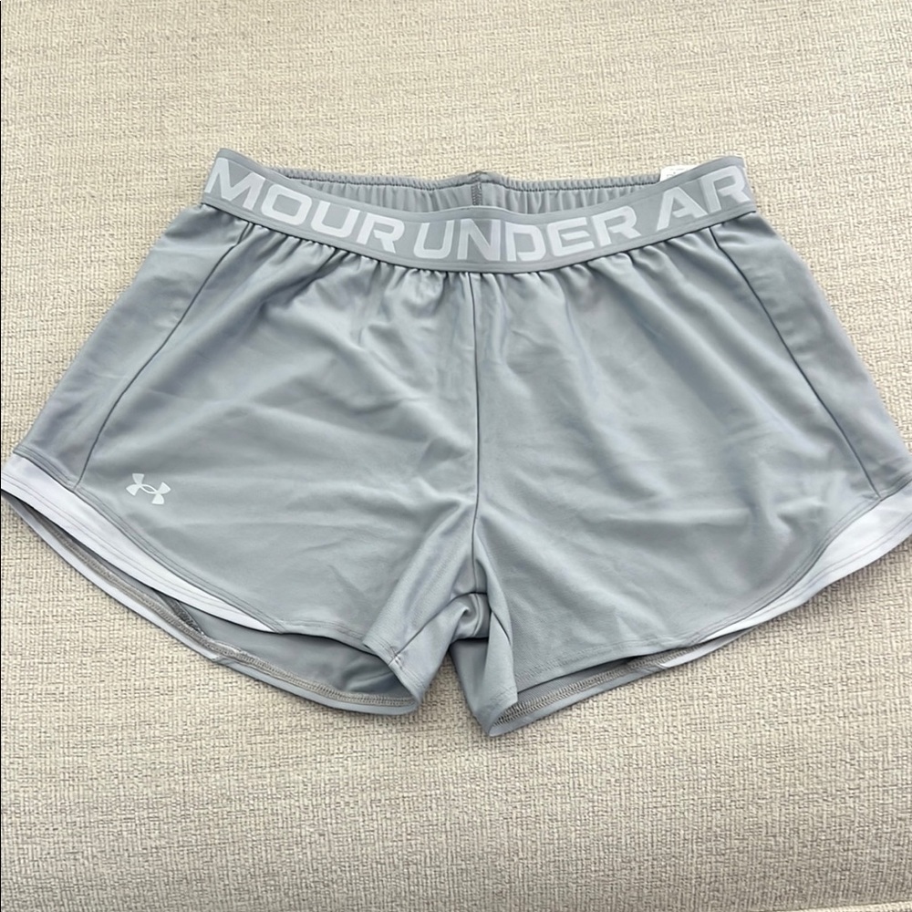 Under Armour Light Gray Performance Shorts